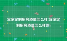 宜家定制厨房质量怎么样(宜家定制厨房质量怎么样啊)