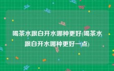 喝茶水跟白开水哪种更好(喝茶水跟白开水哪种更好一点)