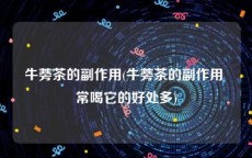 牛蒡茶的副作用(牛蒡茶的副作用 常喝它的好处多)