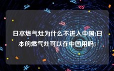日本燃气灶为什么不进入中国(日本的燃气灶可以在中国用吗)