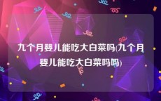 九个月婴儿能吃大白菜吗(九个月婴儿能吃大白菜吗吗)