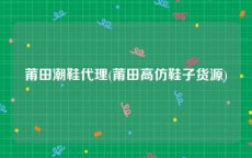 莆田潮鞋代理(莆田高仿鞋子货源)