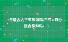 12月适合去三亚旅游吗(三亚12月份适合旅游吗)