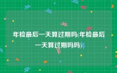 年检最后一天算过期吗(年检最后一天算过期吗吗)