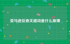 亚马逊反查关键词是什么原理