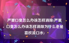 严重口臭怎么办该怎样消除(严重口臭怎么办该怎样消除为什么老是喜欢流口水)