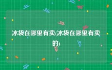 冰袋在哪里有卖(冰袋在哪里有卖的)