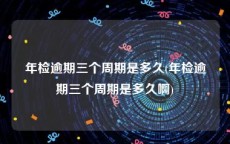 年检逾期三个周期是多久(年检逾期三个周期是多久啊)
