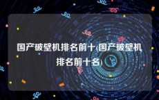 国产破壁机排名前十(国产破壁机排名前十名)