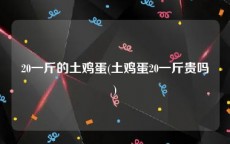 20一斤的土鸡蛋(土鸡蛋20一斤贵吗)