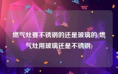 燃气灶要不锈钢的还是玻璃的(燃气灶用玻璃还是不锈钢)
