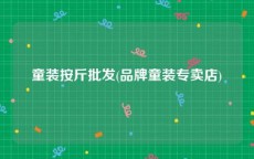 童装按斤批发(品牌童装专卖店)