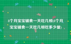 8个月宝宝辅食一天吃几顿(8个月宝宝辅食一天吃几顿吃多少量)