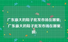 广东最大的鞋子批发市场在哪里(广东最大的鞋子批发市场在哪里啊)