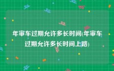 年审车过期允许多长时间(年审车过期允许多长时间上路)