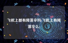 飞机上都有降落伞吗(飞机上有降落伞么)