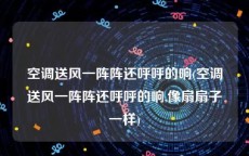 空调送风一阵阵还呼呼的响(空调送风一阵阵还呼呼的响,像扇扇子一样)