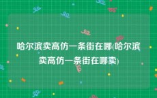 哈尔滨卖高仿一条街在哪(哈尔滨卖高仿一条街在哪卖)