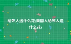 给死人送什么花(美国人给死人送什么花)
