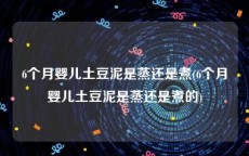 6个月婴儿土豆泥是蒸还是煮(6个月婴儿土豆泥是蒸还是煮的)