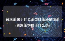 普洱茶属于什么茶类红茶还是绿茶(普洱茶饼属于什么茶)