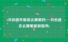 1月份国外旅游去哪里好(一月份适合去哪里旅游国外)
