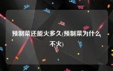 预制菜还能火多久(预制菜为什么不火)