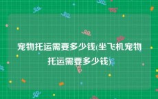 宠物托运需要多少钱(坐飞机宠物托运需要多少钱)