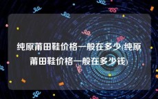 纯原莆田鞋价格一般在多少(纯原莆田鞋价格一般在多少钱)