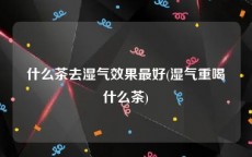 什么茶去湿气效果最好(湿气重喝什么茶)