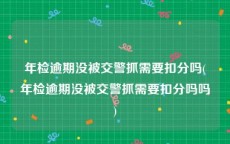 年检逾期没被交警抓需要扣分吗(年检逾期没被交警抓需要扣分吗吗)
