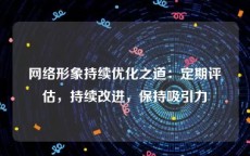 网络形象持续优化之道：定期评估，持续改进，保持吸引力
