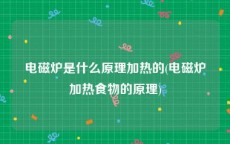 电磁炉是什么原理加热的(电磁炉加热食物的原理)