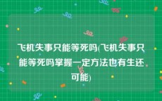 飞机失事只能等死吗(飞机失事只能等死吗掌握一定方法也有生还可能)