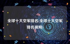 全球十大空军排名(全球十大空军排名视频)