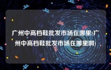 广州中高档鞋批发市场在哪里(广州中高档鞋批发市场在哪里啊)