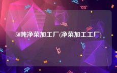 50吨净菜加工厂(净菜加工工厂)