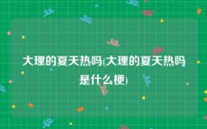 大理的夏天热吗(大理的夏天热吗是什么梗)