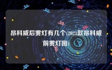 昂科威后雾灯有几个(2021款昂科威前雾灯图)