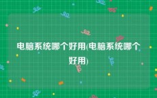 电脑系统哪个好用(电脑系统哪个好用)