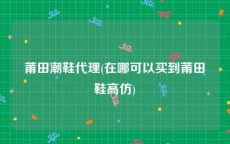 莆田潮鞋代理(在哪可以买到莆田鞋高仿)