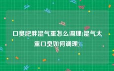 口臭肥胖湿气重怎么调理(湿气太重口臭如何调理)