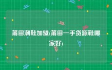 莆田潮鞋加盟(莆田一手货源鞋哪家好)