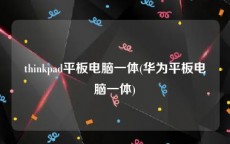 thinkpad平板电脑一体(华为平板电脑一体)