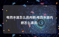 电热水器怎么选内胆(电热水器内胆怎么清洗)
