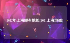 2022年上海哪有地摊(2021上海地摊)