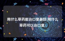 用什么草药能治口臭最好(用什么草药可以治口臭)
