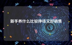新手养什么比较挣钱又好销售