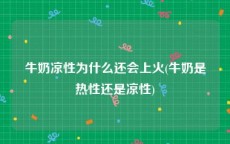 牛奶凉性为什么还会上火(牛奶是热性还是凉性)