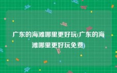 广东的海滩哪里更好玩(广东的海滩哪里更好玩免费)